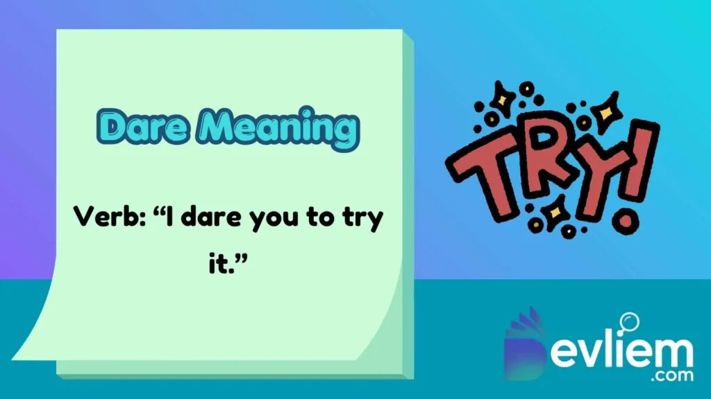 Dare Meaning
