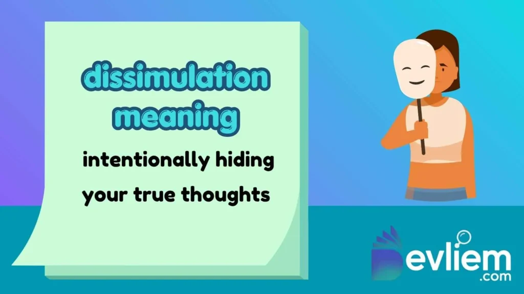 dissimulation meaning