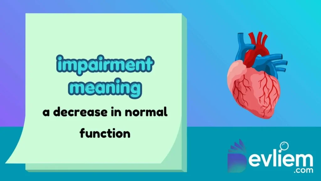 impairment meaning