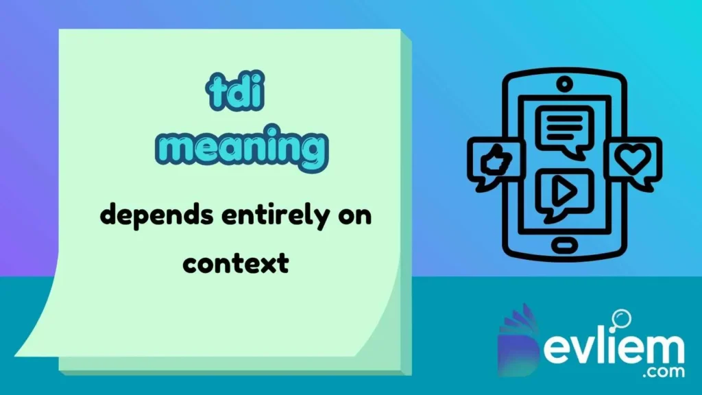 tdi meaning