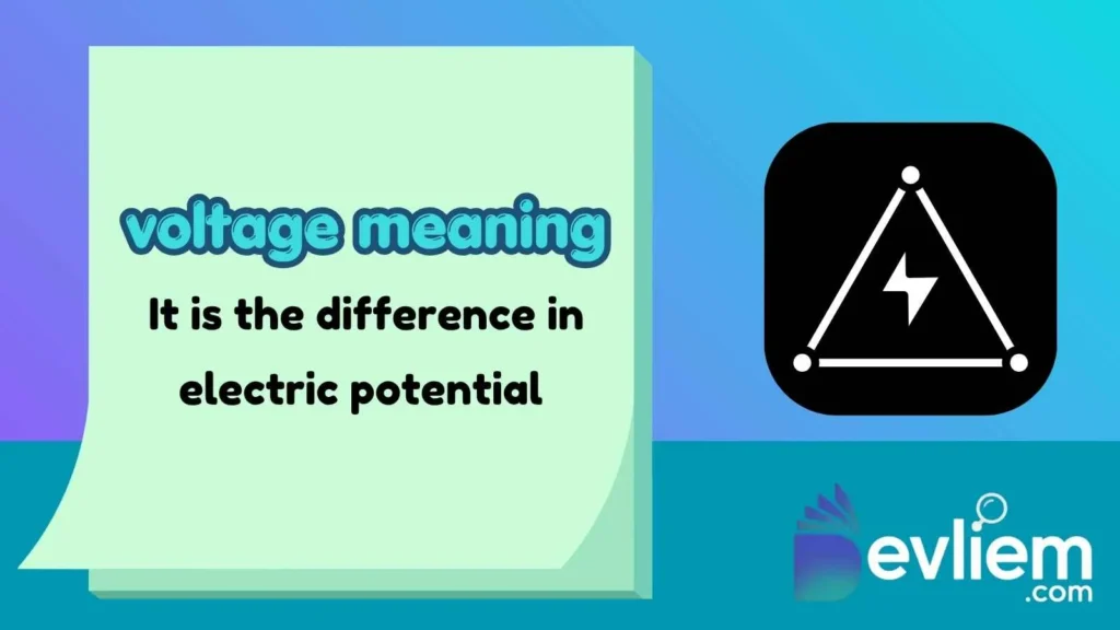 voltage meaning