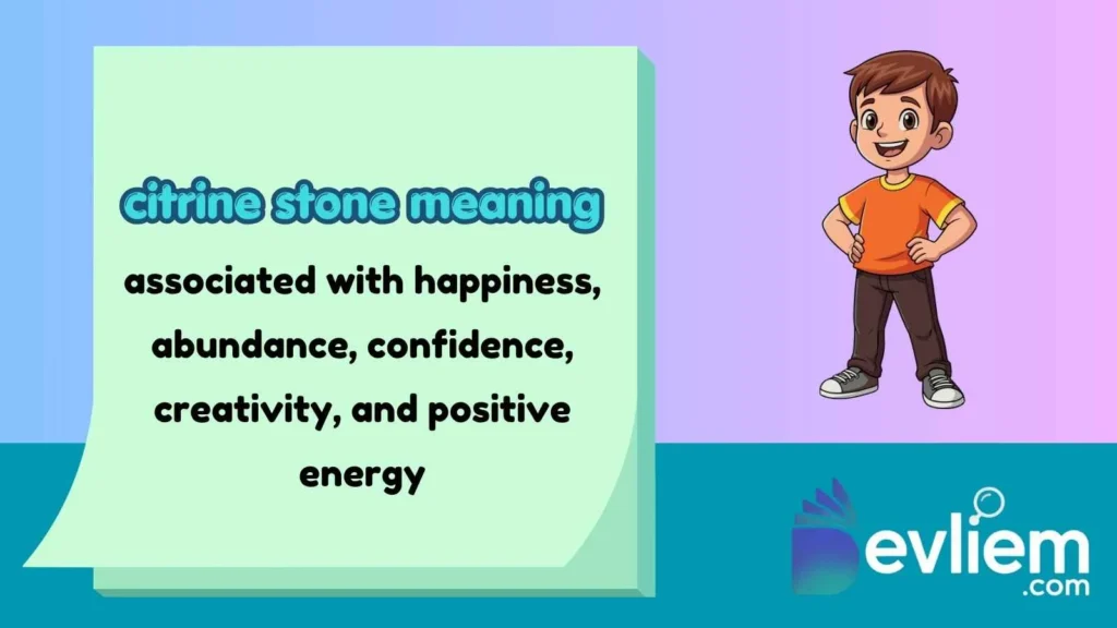 citrine stone meaning