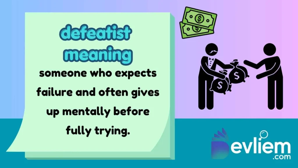 defeatist meaning