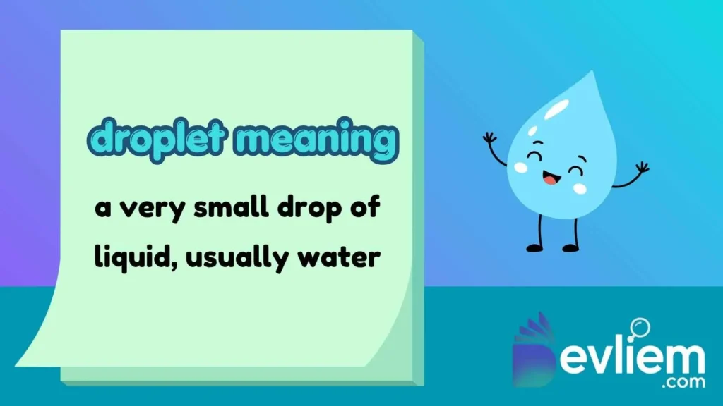 droplet meaning