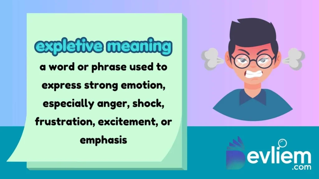 expletive meaning