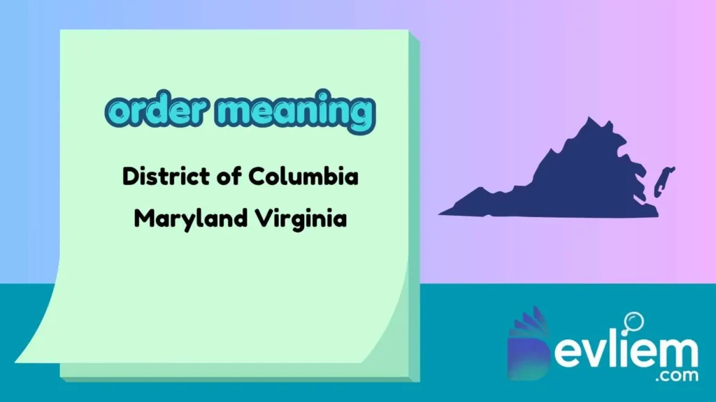 order meaning