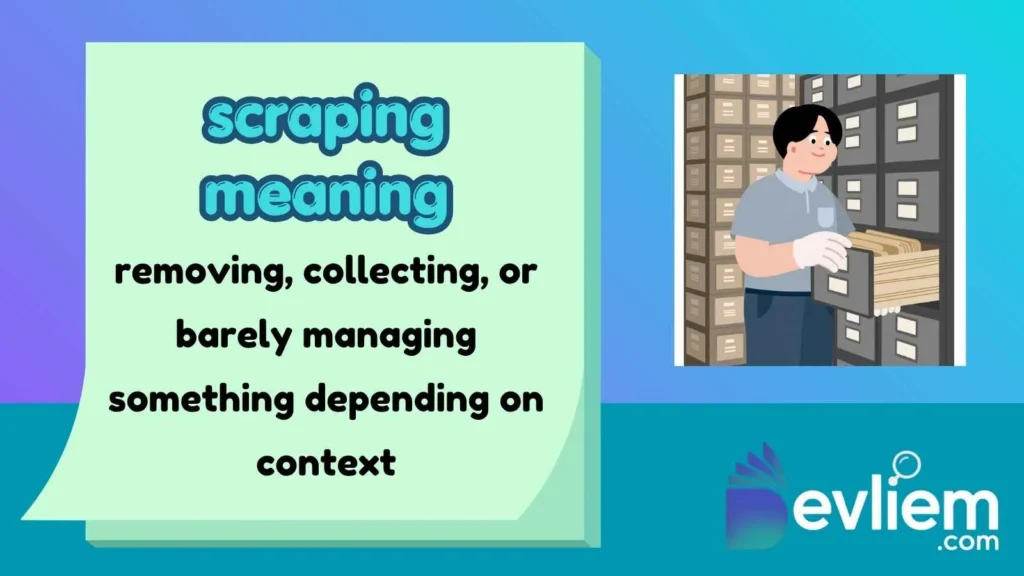 scraping meaning