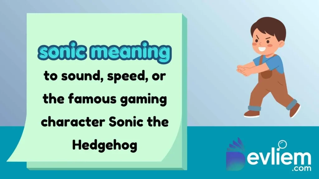sonic meaning