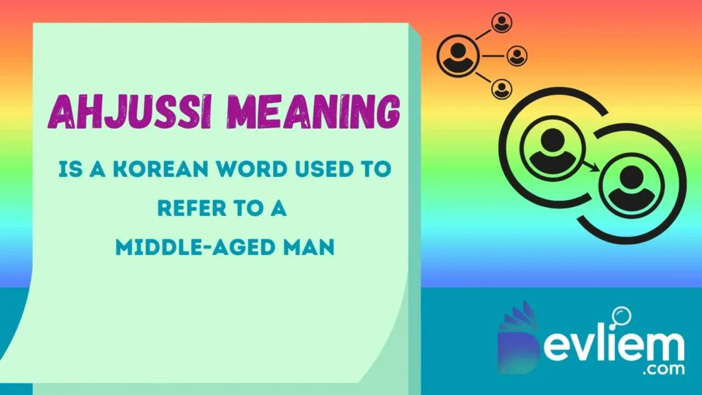 ahjussi meaning