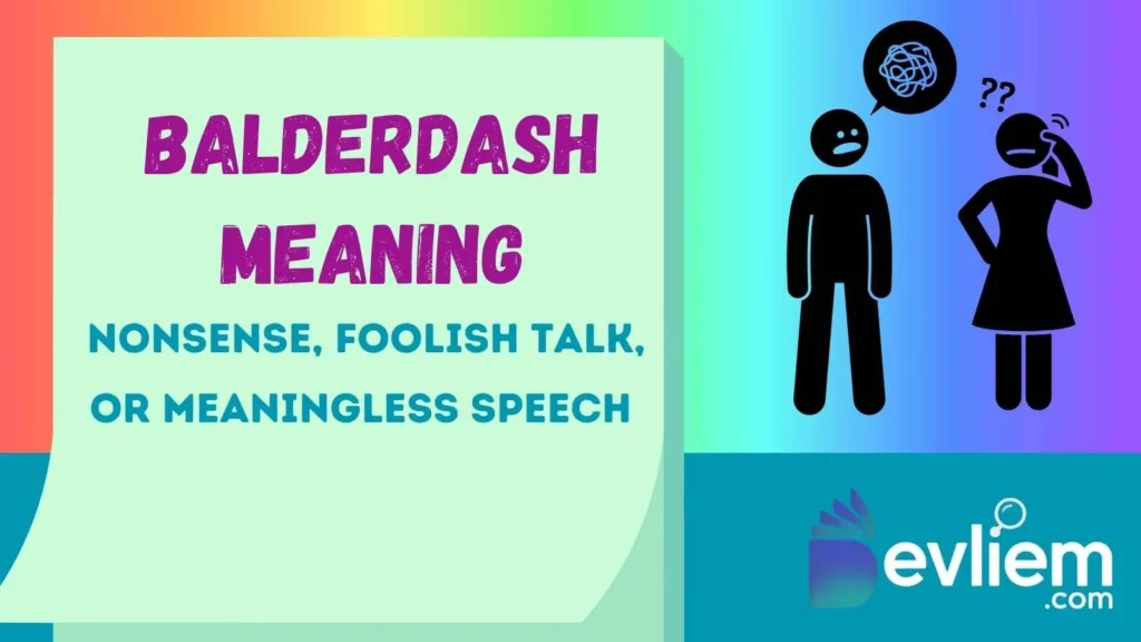 balderdash meaning