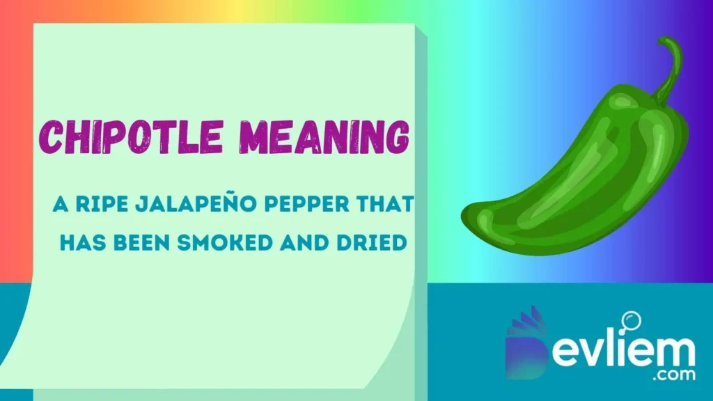 chipotle meaning