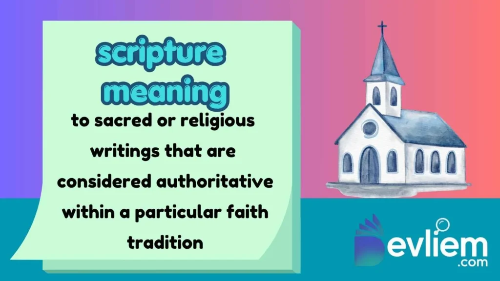 scripture meaning
